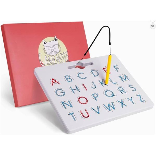 Gamenote Magnetic Alphabet Tracing Board for Ages 3+