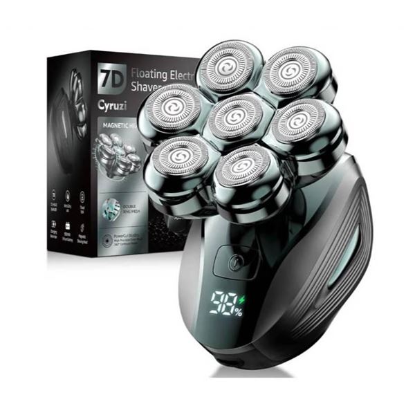 Cyruzi 7D Floating Electric Shaver, Model MS-689, Rechargeable