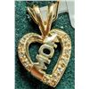 Image 1 : $1400 10K  1.32G Diamond 0.1Ct  Pendant