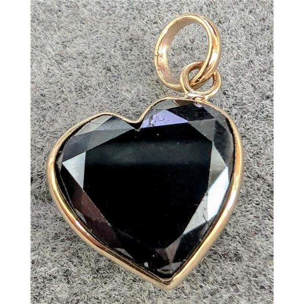 $1235 10K  Black Diamond 2.5Ct Pendant