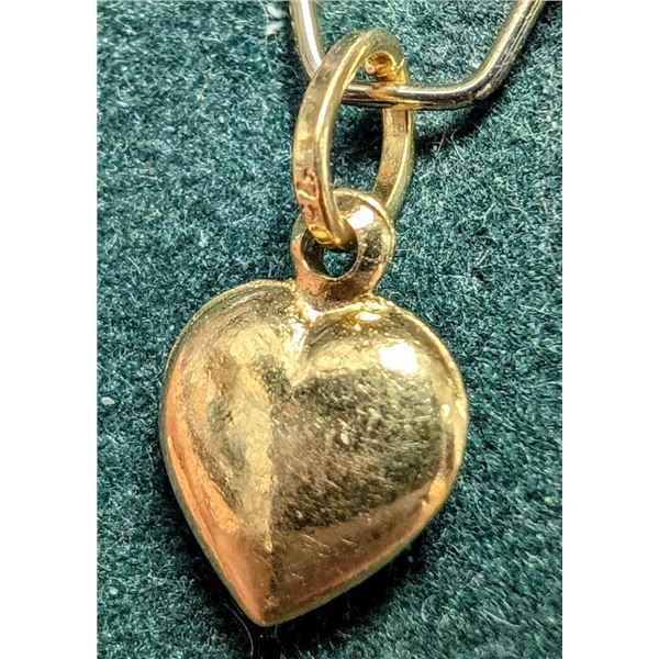 $240 10K  0.59G Heart Pendant