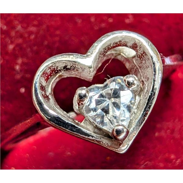 $50 Silver Cz  Ring