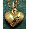 Image 2 : $250 14K  0.5G Heart Pendant