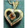 Image 2 : $400 10K  0.95G Cz Heart  Pendant