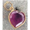 Image 1 : $500 10K  Ruby 2Ct Pendant