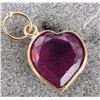 Image 2 : $500 10K  Ruby 2Ct Pendant