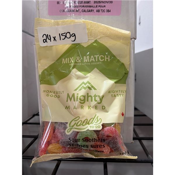 Mighty Marked Goods to Go Sour Soothers 24 x 150g