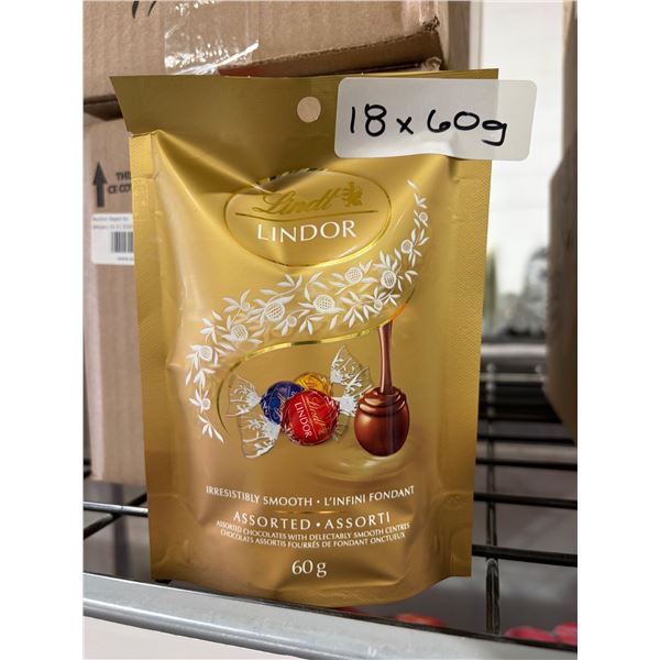 Lindt Lindor Assorted Chocolate Truffles 18 x 60g
