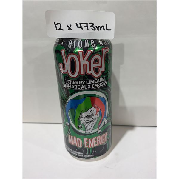 Joker Mad Energy Cherry Limeade 473mL Cans (12-Pack)