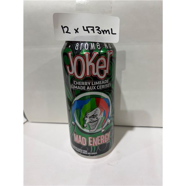 Joker Mad Energy Cherry Limeade 473mL Cans (12-Pack)
