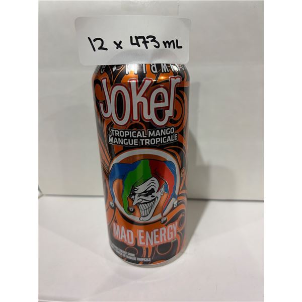Joker Mad Energy Tropical Mango 473ml x 12