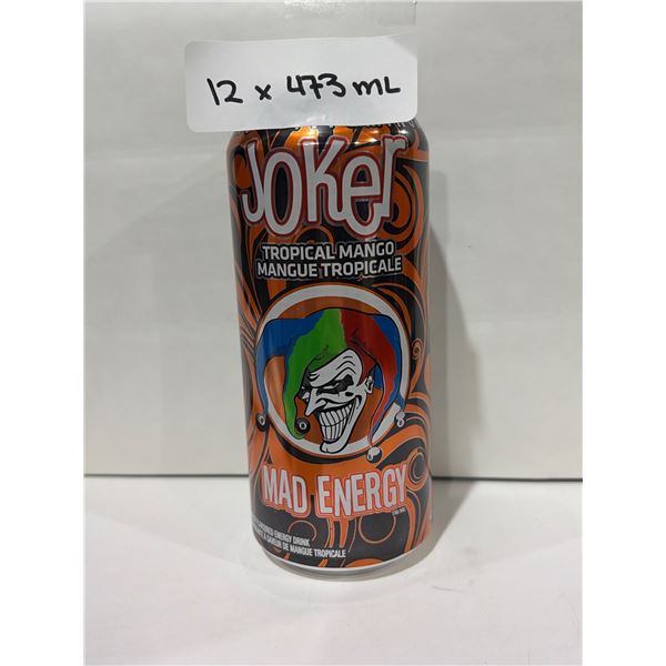 Joker Mad Energy Tropical Mango 473ml x 12