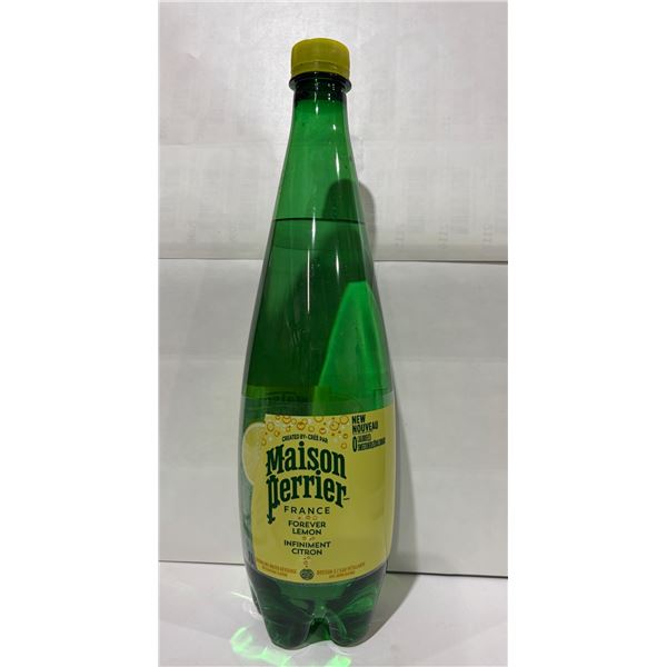 Maison Perrier Lemon Flavored Sparkling Water, 12 x 1L Bottles