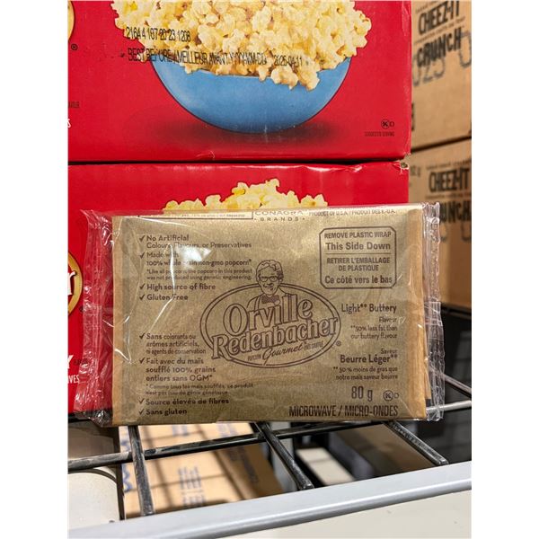 Orville Redenbacher Light Buttery Popcorn, 24 Bags (1.92kg)