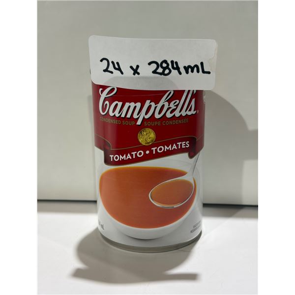 Case of 24 Campbell’s Tomato Condensed Soup Cans (284 mL Each)