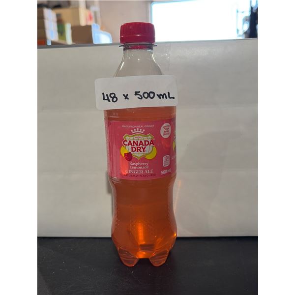 Canada Dry Cranberry Ginger Ale 48 x 500ml Bottles