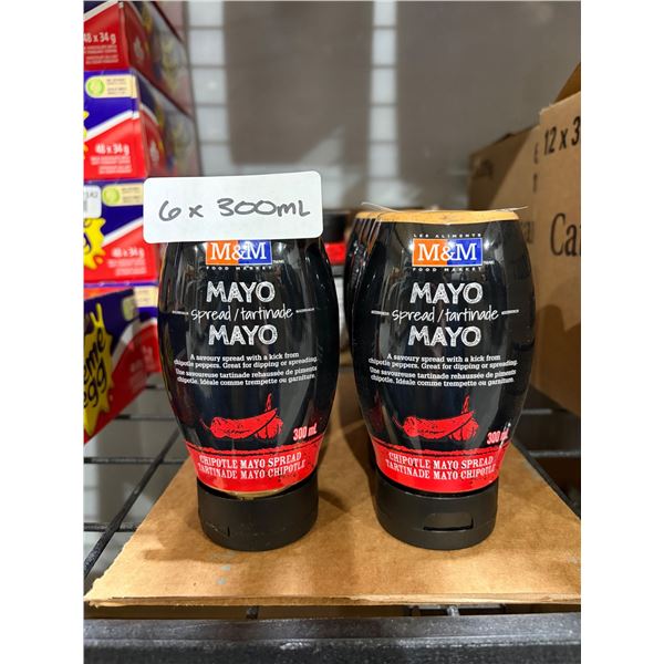 M&M Chipotle Mayo Spread 6 x 300ml Bottles