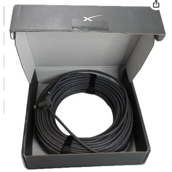 Starlink Rectangular Satellite V2 150 Ft Replacement Cable, Grey