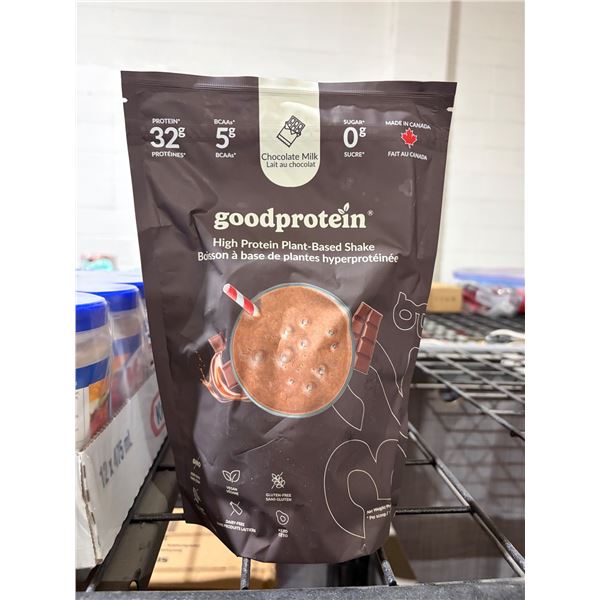 Goodprotein High Protein Plant-Based Shake, Chocolate Milk Flavour, 470g