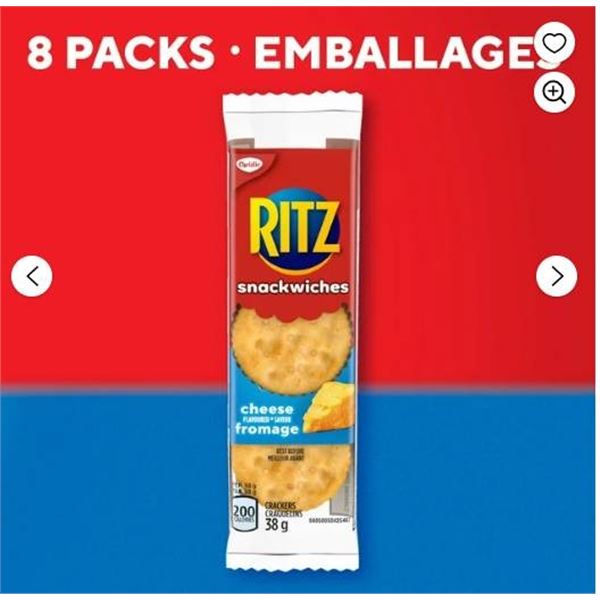 Ritz Snack Crackers 3-Pack (8x38g)