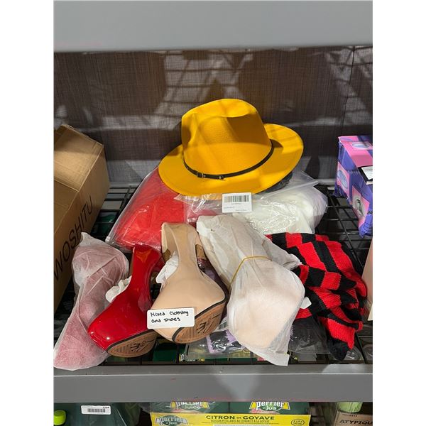 Hats, Fashion Accessories, and High Heel Shoes Lot