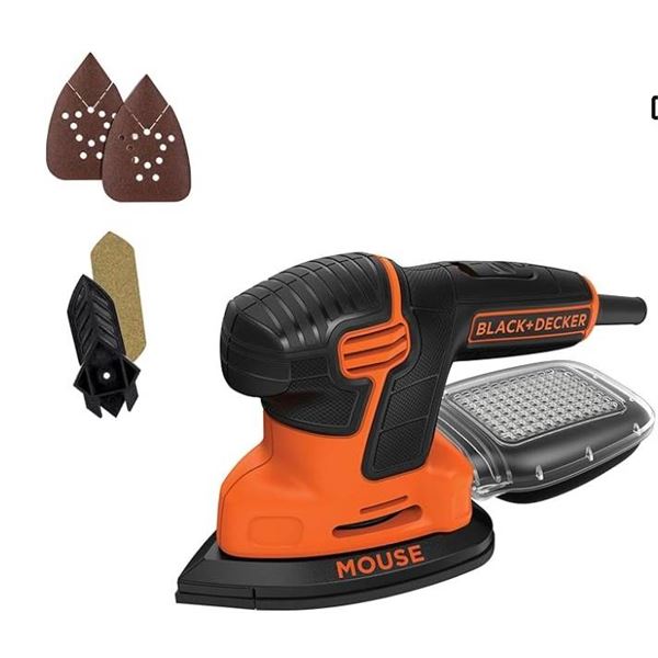Black+Decker BDEMS600 Mouse Detail Sander with Accessories