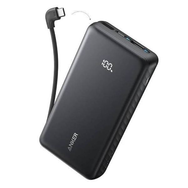 Anker A1691 Zolo Power Bank 20W/30W with Built-in USB-C Cable