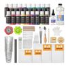 Image 1 : NicPro 164-Piece Large Acrylic Paint Pouring Set with 14 Colors, 250 mL each
