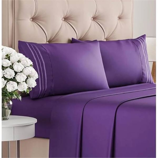 Comfy Bamboo World 8000 Gold Series King 4-Piece Sheet Set