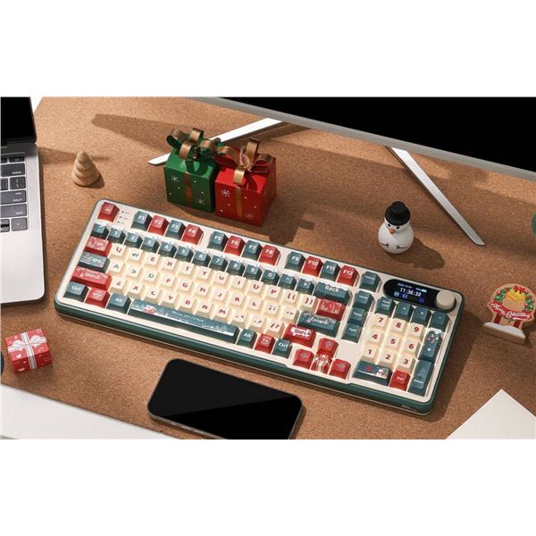 RK Royal Kludge RK98 2.4GHz Wireless Mechanical Keyboard Christmas Themed