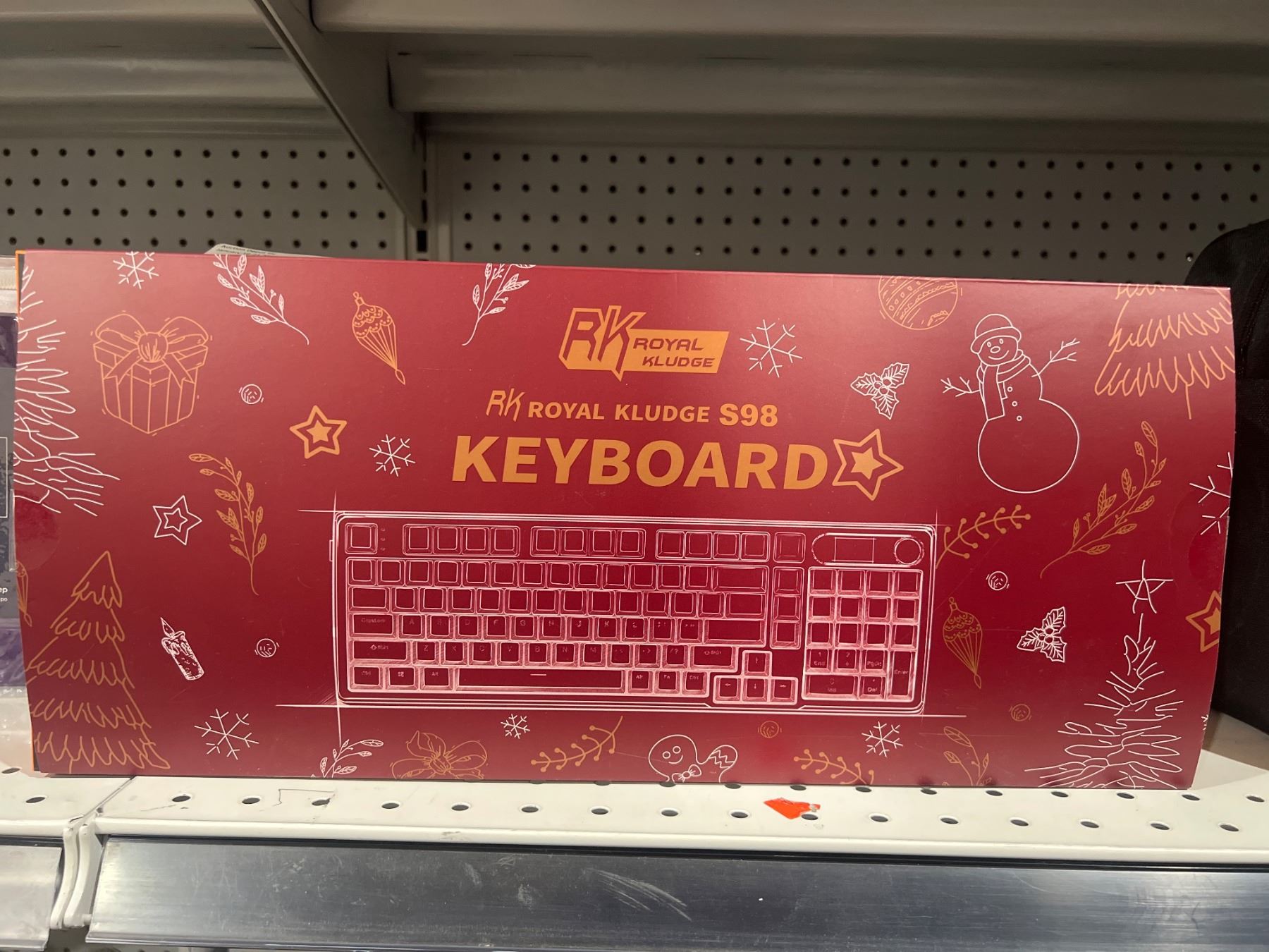 RK Royal Kludge RK98 2.4GHz Wireless Mechanical Keyboard Christmas Themed