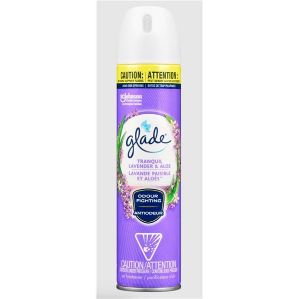 Glade Tranquil Lavender and Aloe Air Freshener 235 g Aerosol