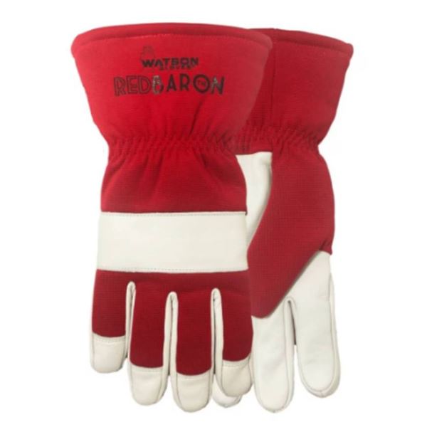 Watson Gloves Red Baron Winter Glove with Gauntlet style cuff 94001, Size XL