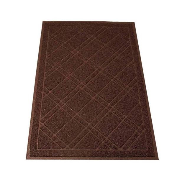 Lot of 2 – Brown SlipToGrip Waterproof Door Mat, 35×23 Inches