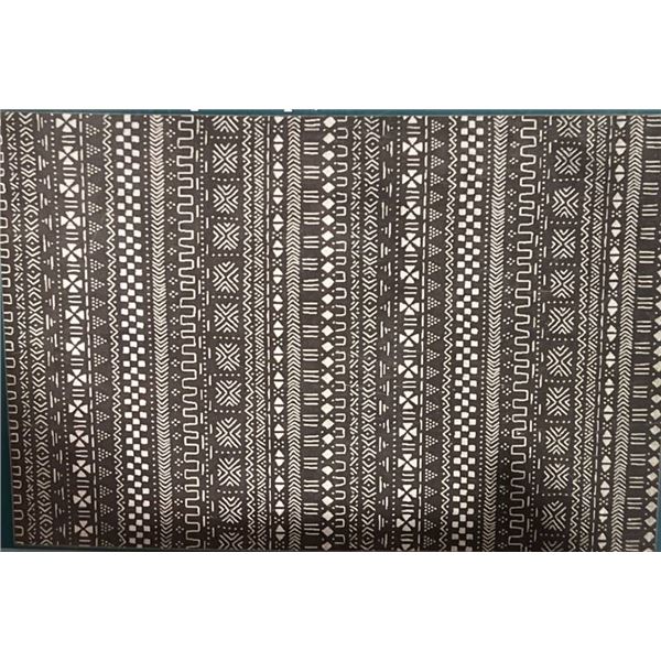 Eden 5 Ft x 7 Ft Washable Woven Jacquard Rug