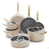 Image 1 : GreenPan 11-Piece Jewel Ceramic Non-Stick Cookware Set