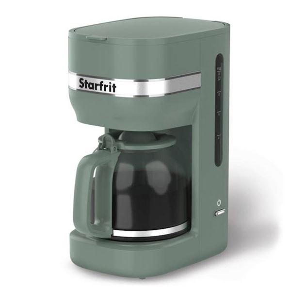 Starfrit Electric 10-Cup Drip Coffee Maker with Auto-Off Function Sage