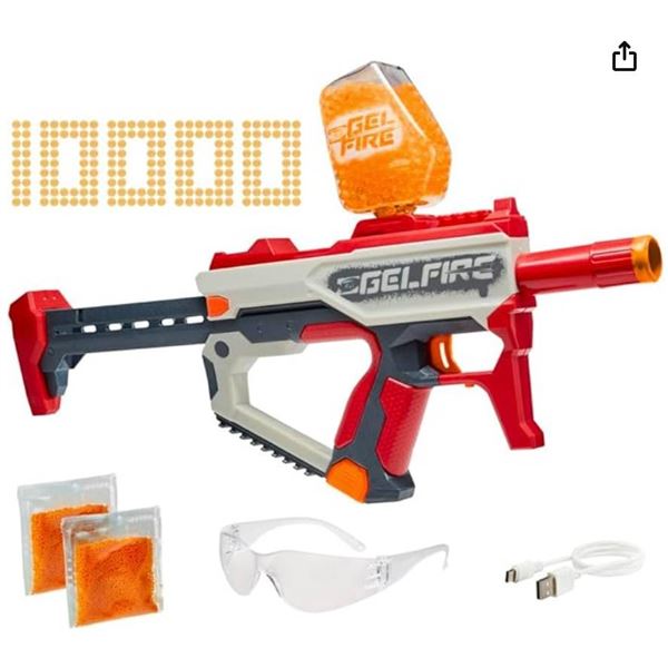 Nerf Pro Gelfire Mythic Blaster with 10,000 Gel Rounds