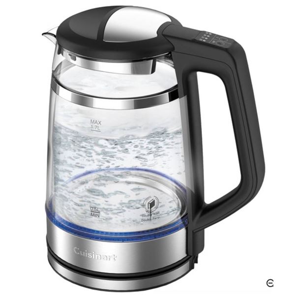 Cuisinart Double-Wall Glass Programmable Electric Kettle