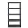 Image 1 : **Assembled** Ramtuff Black 4-Shelf Utility Storage Unit  *Accessories Not Included*