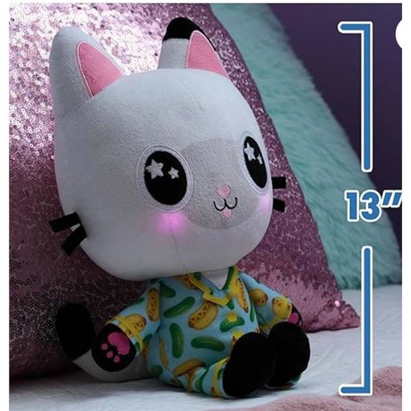 DreamWorks GABBY’S Dollhouse Sleepy Time Pandy Paws Plush Toy, 13-Inch Stuffed Animal with 