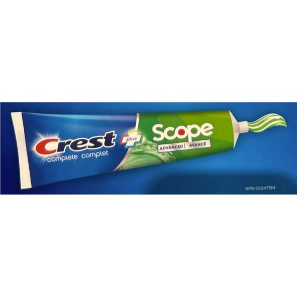 Crest Scope Advanced Toothpaste Large Tubes 5 x 170ml