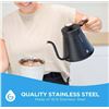 Image 1 : Grosche Marrakesh Goose Neck Stainless Steel Pour-Over Drip Kettle 1000 ml