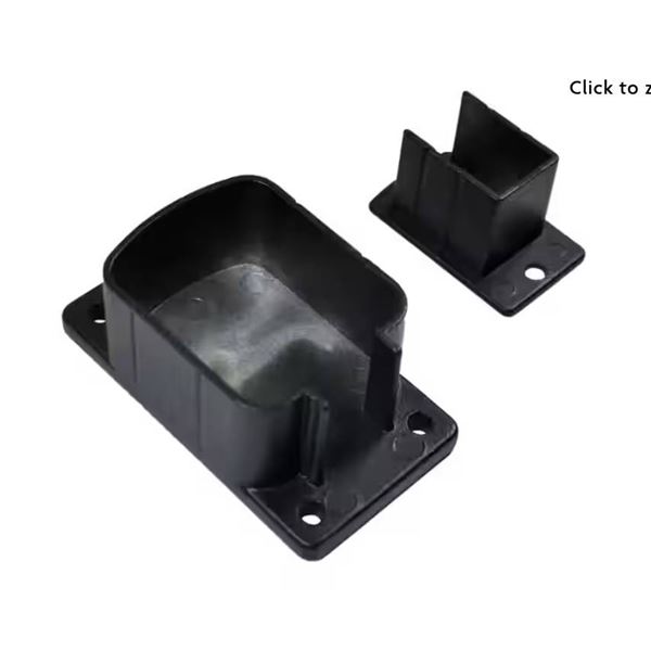 Lot of 10 Regal Ideas Top & Bottom Aluminum Railing Wall Bracket – Textured Black