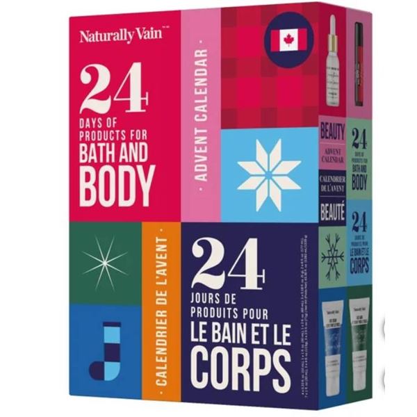 Naturally Vain 24 Days of Bath and Body Advent Calendar