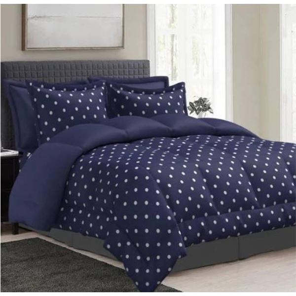 Comfy Bamboo World Comforter Set, 7 Pieces Bed in a Bag , King Size