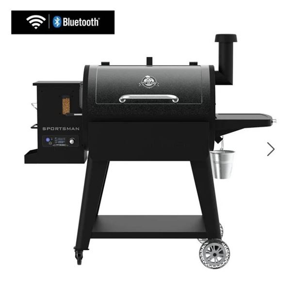 Pit Boss Sportsman PB850SPW2 Wood Pellet Grill & Smoker with Wi-Fi and Bluetooth