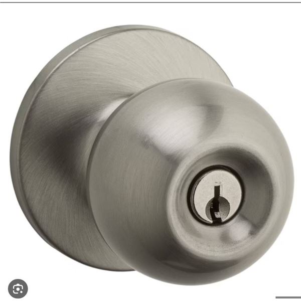 Lot of 3 – Weiser Safe Lock SK5000RG 15 WS CP SCAL SCS Keyed Entry Knobs