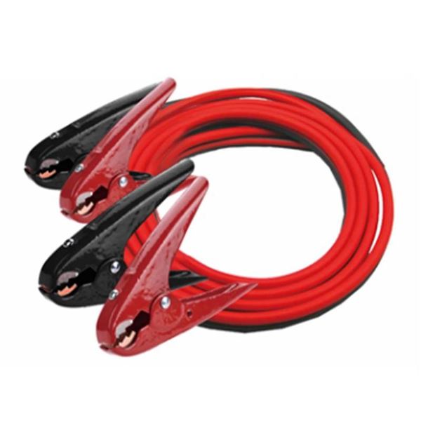 Heavy-Duty Jumper Cables with Clamps, Red and Black