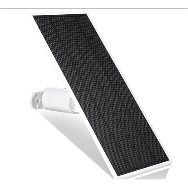 Wasserstein Solar Panel for Google Nest Cam Outdoor or Indoor, Battery – 2.5W Solar Power [